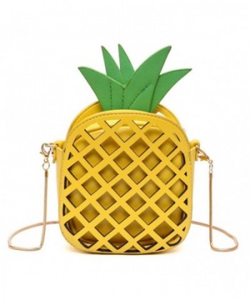 MILATA Pineapple Shaped Leather Clutch