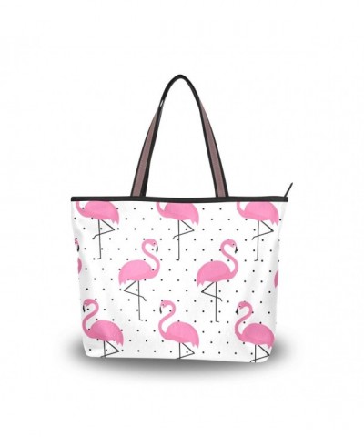 JSTEL Handle Shoulder Flamingo Handbag