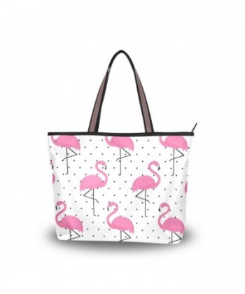 JSTEL Handle Shoulder Flamingo Handbag