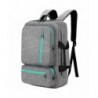 SOCKO Backpack Shoulder Knapsack Grey Green