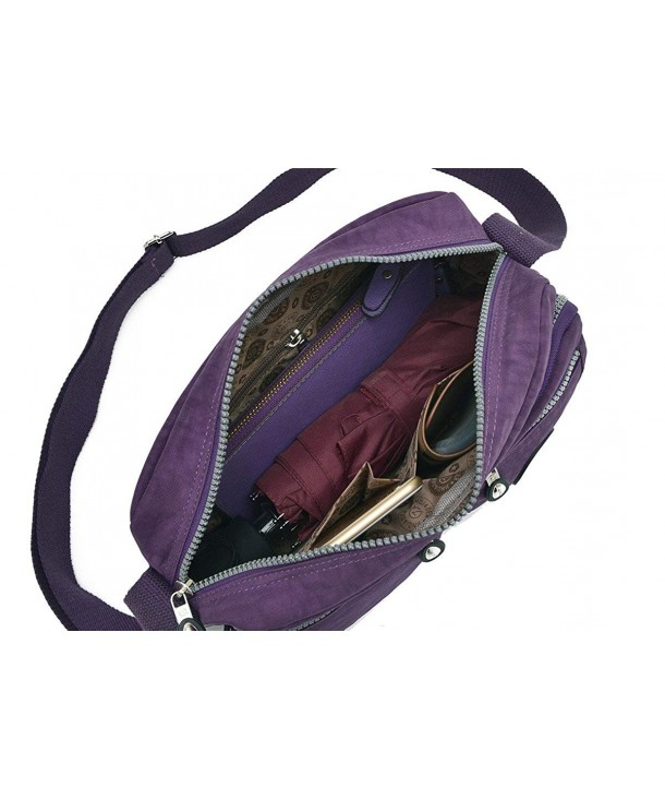 Lightweight Waterproof Nylon Shoulder Bag Compact Crossbody Messenger ...
