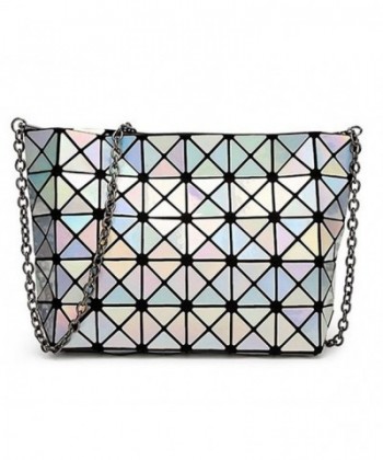 Flada Hologram Geometric Split Shoulder