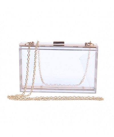 Lanpet Transparent Clutches Shoulder Cross Body