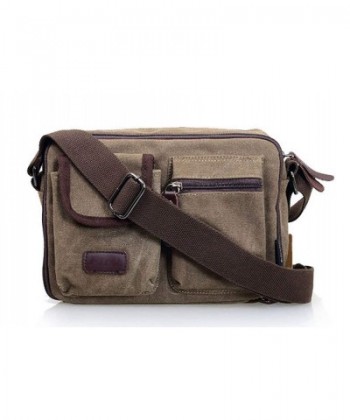 Ecokaki Multi pocket Traveling Crossbody Messenger