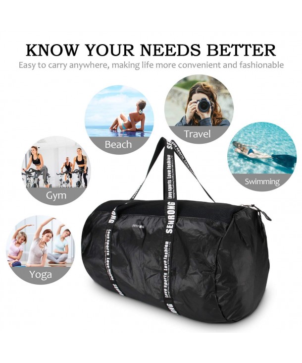 Ultralight Tyvek Paper Duffel Bag- Portable Mesh Bag- Sports Gym Bag ...