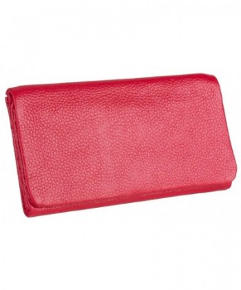 Womens Genuine Leather Tri Fold Wallet