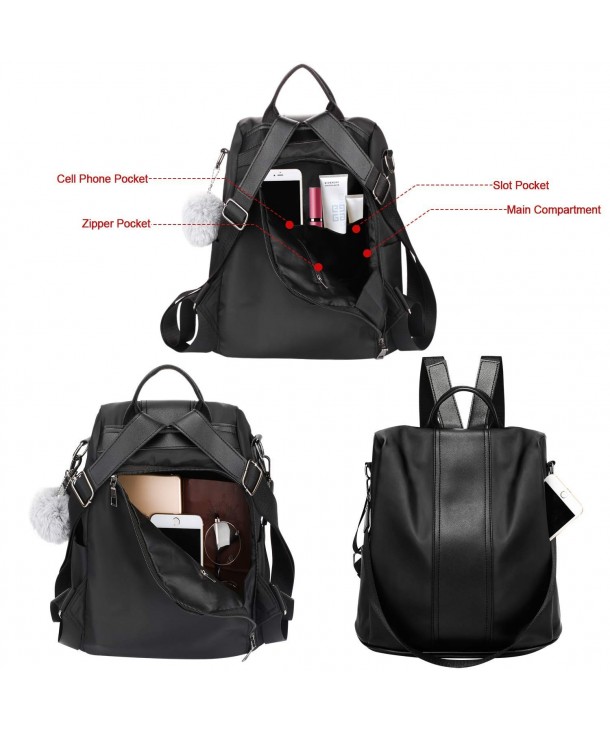 Women Fashion Backpack Shoulder Bag Anti-theft Fashion Purse Backpack ...