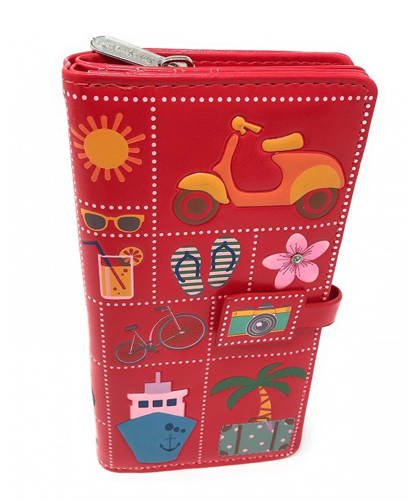 Shagwear Summer Icons Wallet Salmon Shagwear Summer Icons Wallet Salmon