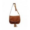 Donalworld Women Zipper Tassel Crossbody