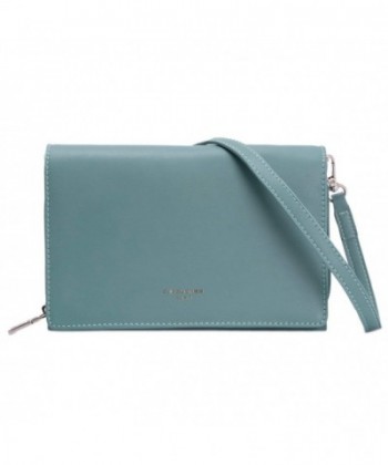 DAVIDJONES Elegant Evening Leather Pochette