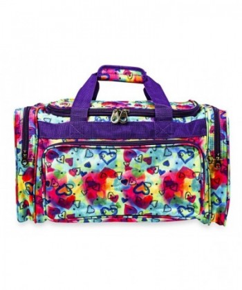 Jenzys Travel Duffle Multi color Rainbow