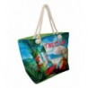 Tropical Print Beach Tote Pouch