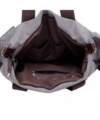 Womens Canvas Shoulder Bags Crossbody Tote Purse Work Travel Weekender Bag