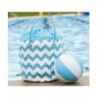 Beach Duffel Drawstring Chevron Pattern