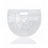 Womens Bamboo Acrylic Clutch Handbag