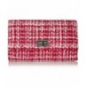 Womens Woven Texture Clutch Handbag