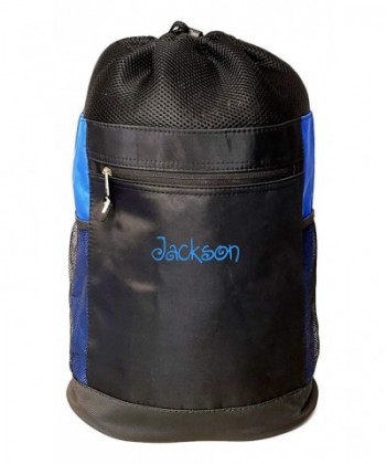 Personalized Tri Mesh Microfiber Drawstring Backpack