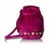 Fix Studded Velvet Crossbody Fuchsia