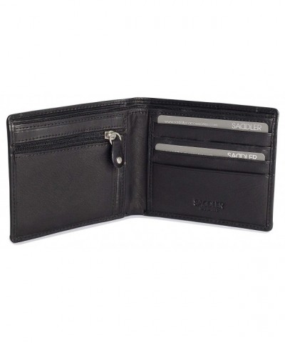 SADDLER Leather Credit Billfold Zipper