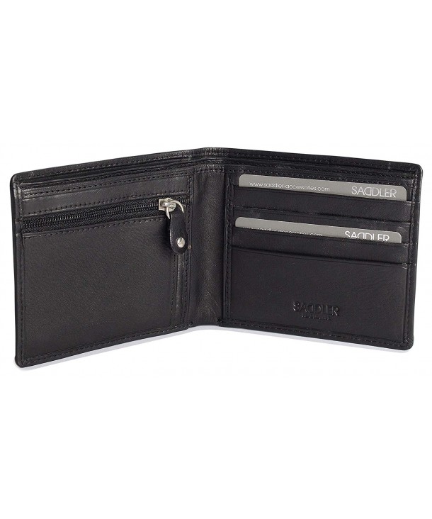 SADDLER Leather Credit Billfold Zipper SADDLER Leather Credit Billfold Zipper