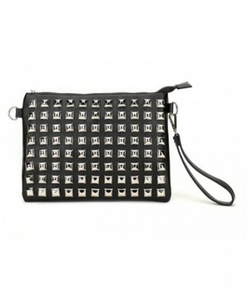 Leather Crossbody Wristlet Multiway Studded