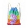 Basumee Unicorn Reversible Drawstring Backpacks