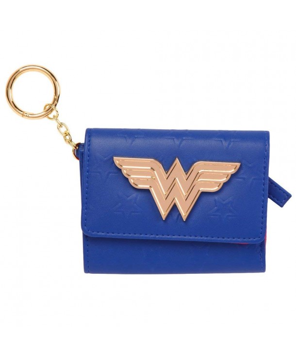 Wonder Woman Gold Tri fold Purse