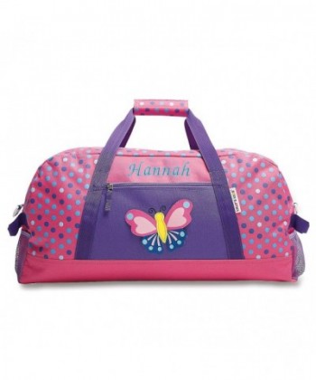 Personalized Butterfly Carry Duffel Girls