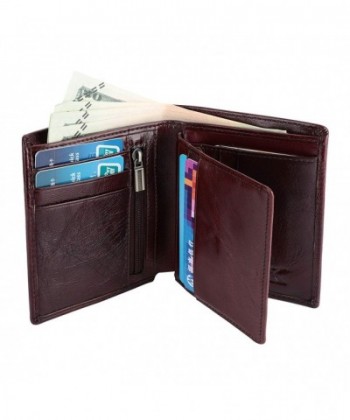 YOOMALL Genuine Leather Wallet Bifold