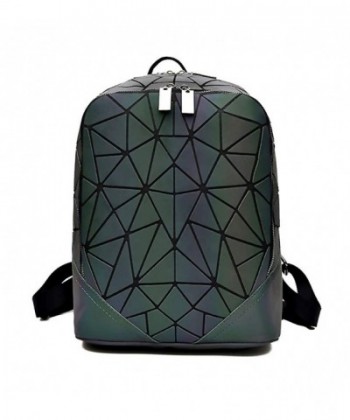 Geometric Backpack Backpacks Holographic Reflective
