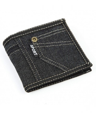 Sport Demin Bi fold Wallet Pocket