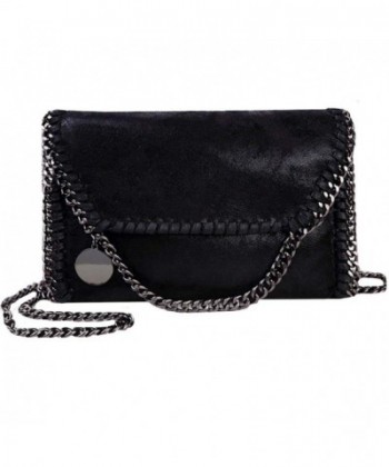 Olivia Paillette Leather Shoulder Messenger