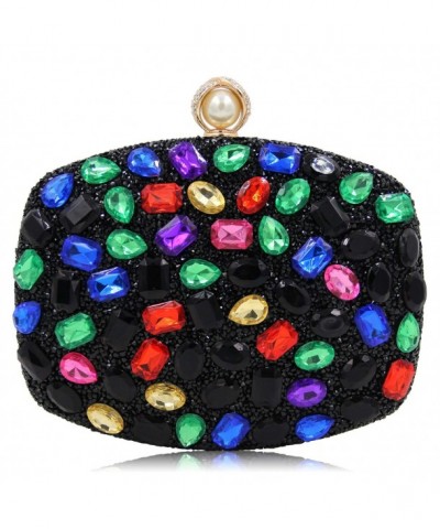 Evening Diamond Clutches Handbags Multicoloured