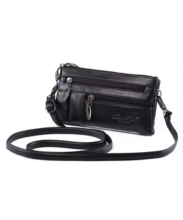 Crossbody Leather Wristlet Handbag Katloo