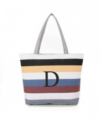 INITIAL Monogram Shoulder Colorful Stripes