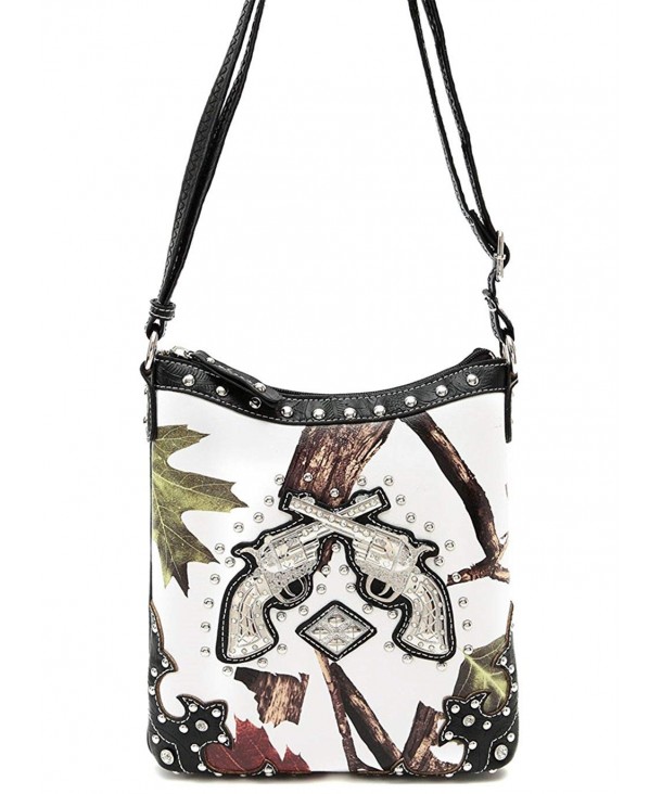 Western Camouflage Rhinestone Handbags Messenger