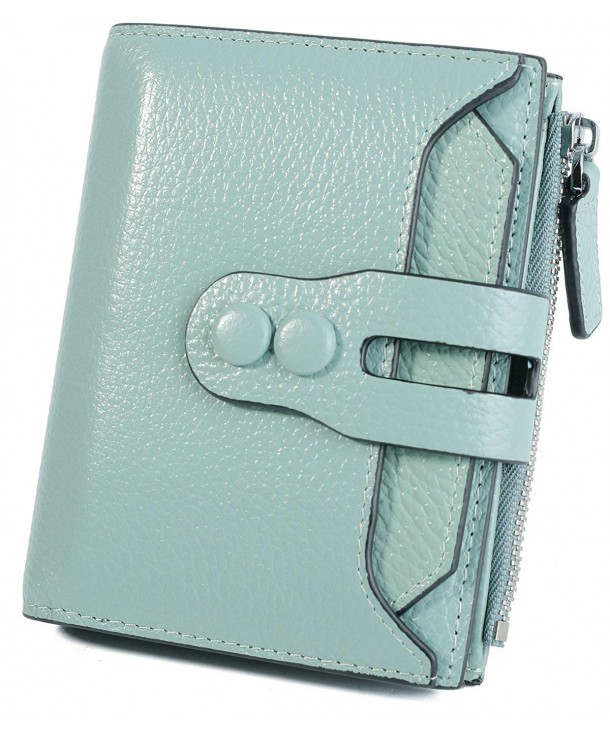 YALUXE Womens Blocking Compact Leather