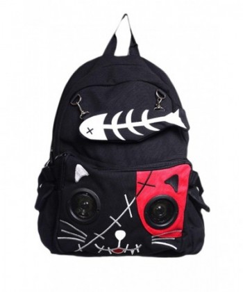 Banned Kitty Fishbone Speaker Backpack