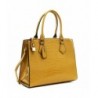 Dasein Leather Structured Satchel Designer