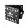 HZMAN Skull Metal Leather Wallet