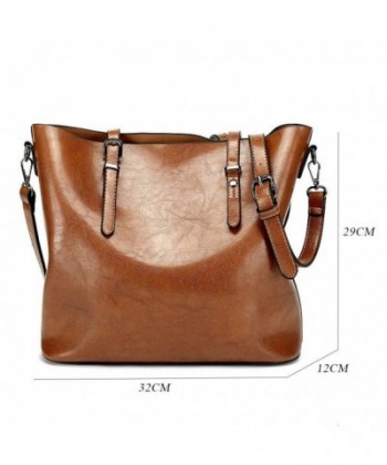Women Vintage Leather Totes Supple Hobo Bags Soft Shoulder Handbags ...