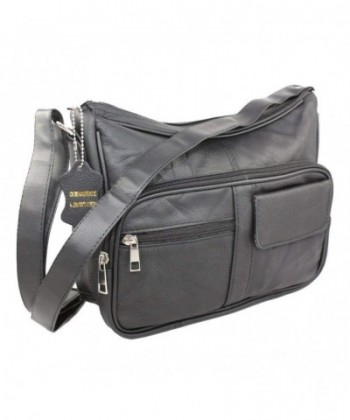 Genuine Leather Shoulder Handbag Multiple