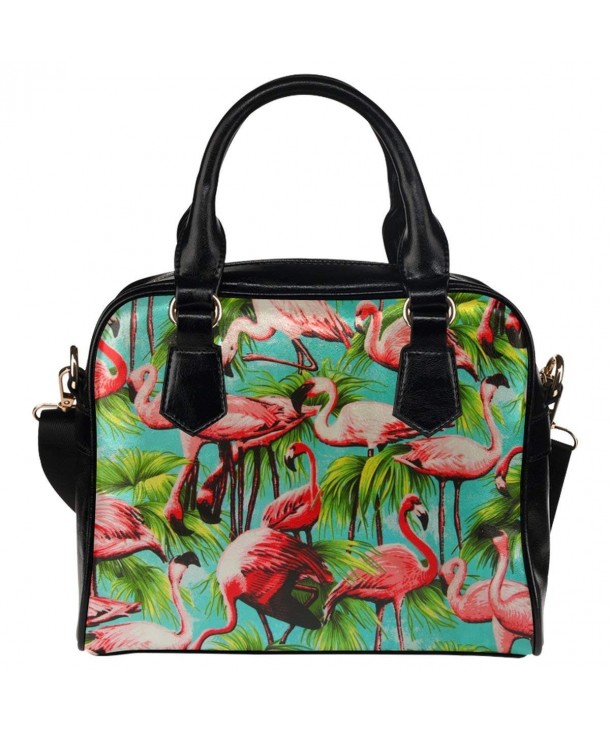InterestPrint Summer California Flamingo Leather