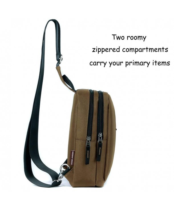 Chest Sling Bag for Daily Basis-Mini Size - Brown - CI187AHOITX