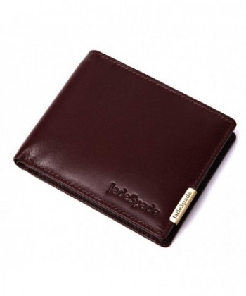 Jade Spade Bi Fold Leather Chocolate