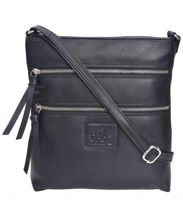 Crossbody Handbags Women Premium Crossover Shoulder - Black smooth ...