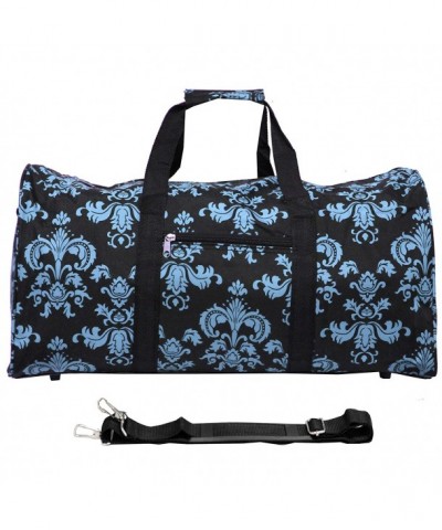 World Traveler Duffle Black Damask