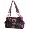 Camouflage Western Satchel Leather Handbag