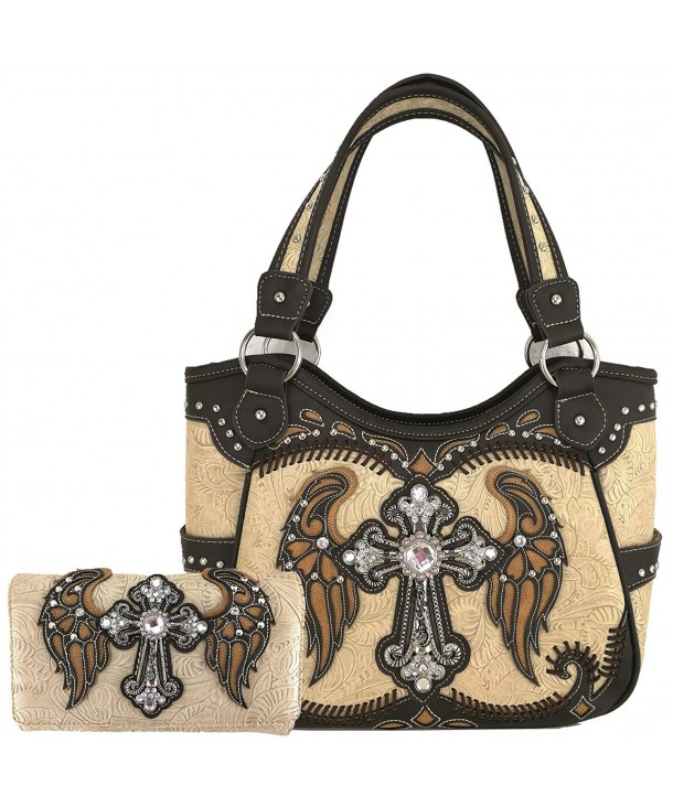 Western Rhinestone Concealed Handbag Shoulder