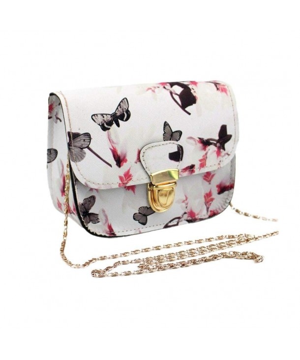 Rokment Shoulder Butterfly Printing Messenger